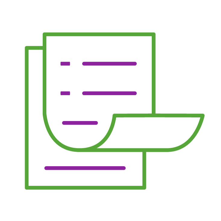 icon of sheets of paper